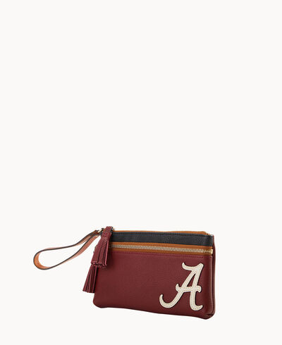 Collegiate University of Alabama Double Zip Wristlet