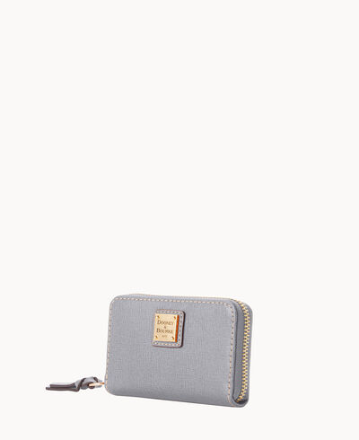 Saffiano Large Zip Around Credit Card Case