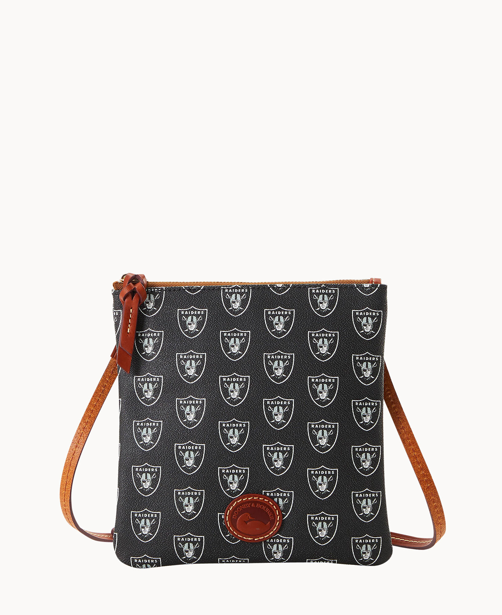 Dooney Bourke NFL Raiders North South Top Zip Crossbody