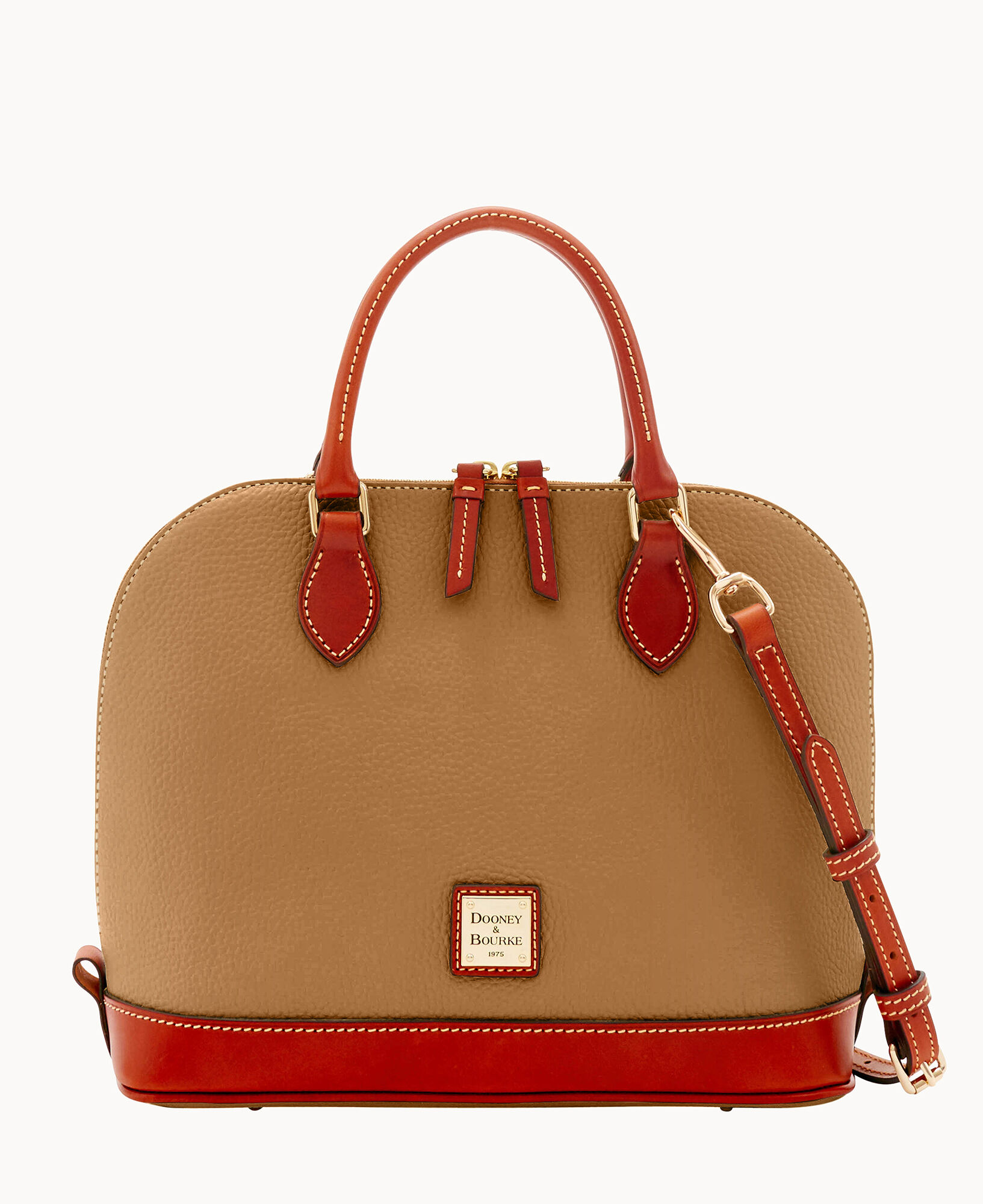 Dooney & Bourke Pebble Grain Olivia Satchel Sky 