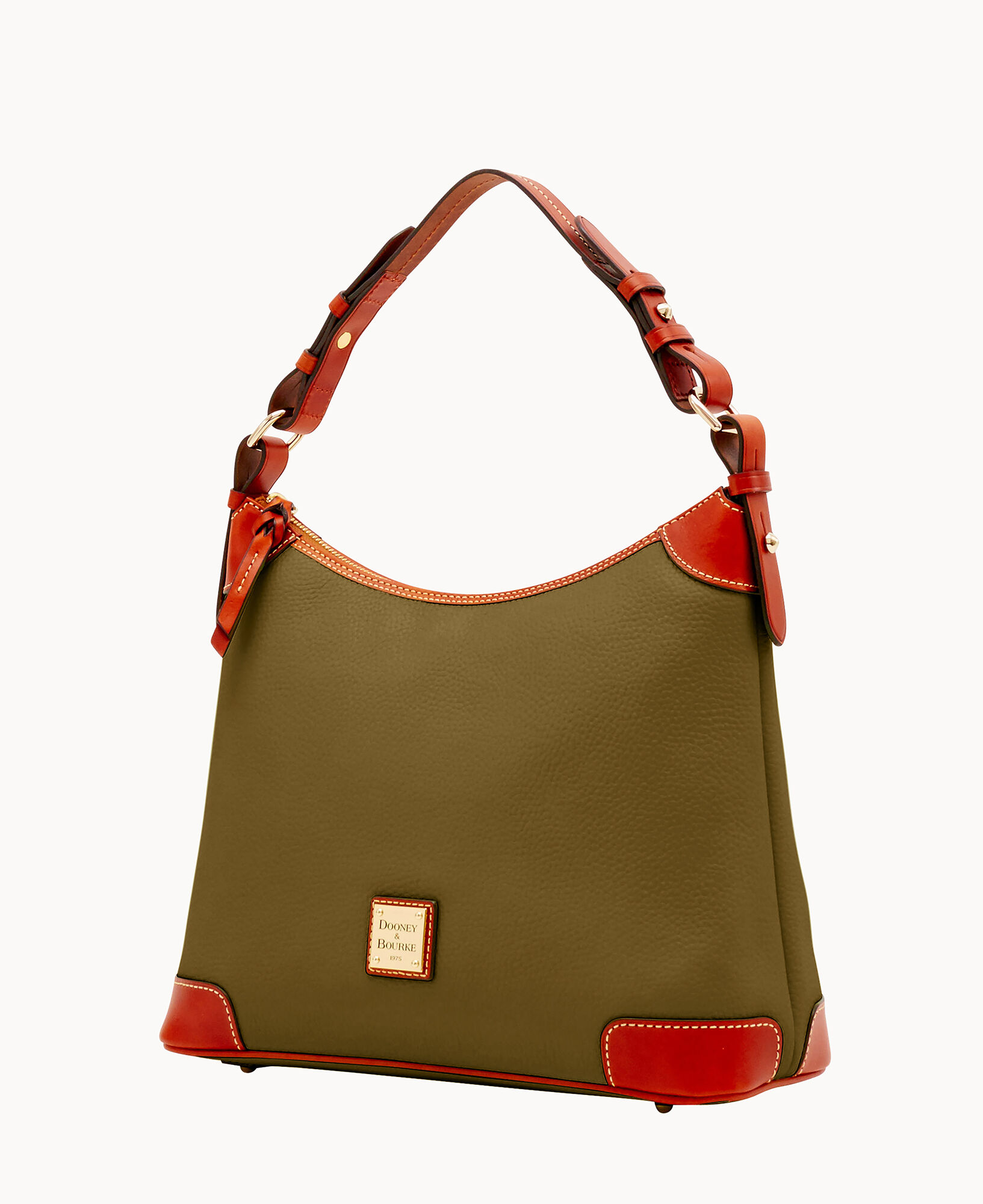  Dooney & Bourke Handbag, Pebble Grain Large Shopper Tote - Bark  : Clothing, Shoes & Jewelry