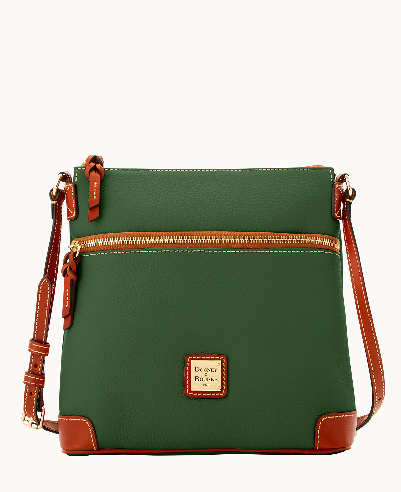 Dooney & Bourke Green popular Pebble Grain Leather Crossbody Bag