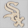 MLB White Sox Double Zip Wristlet