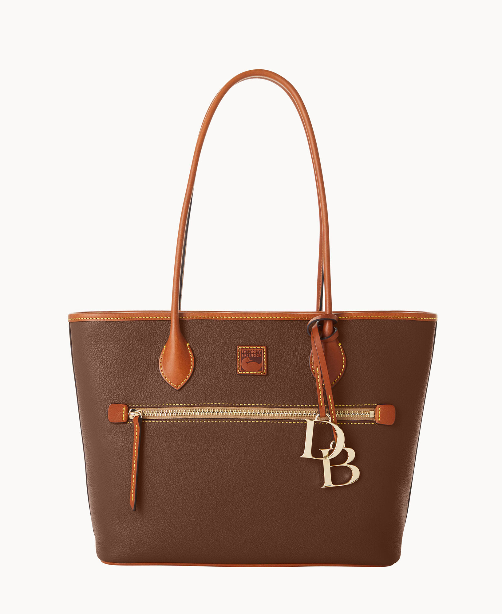 Dooney and Bourke Mahogany Leather Tote discount