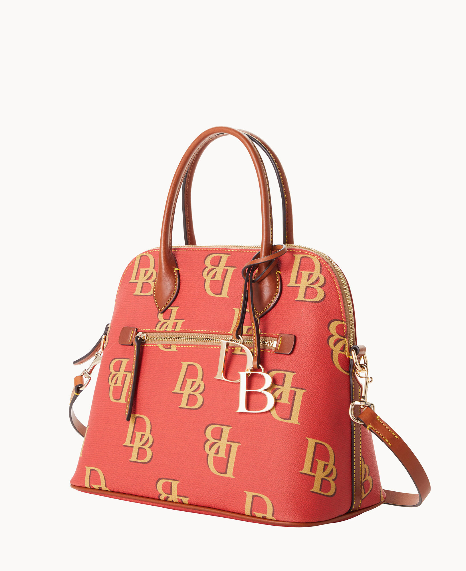 Dooney & Bourke Monogram Domed Satchel