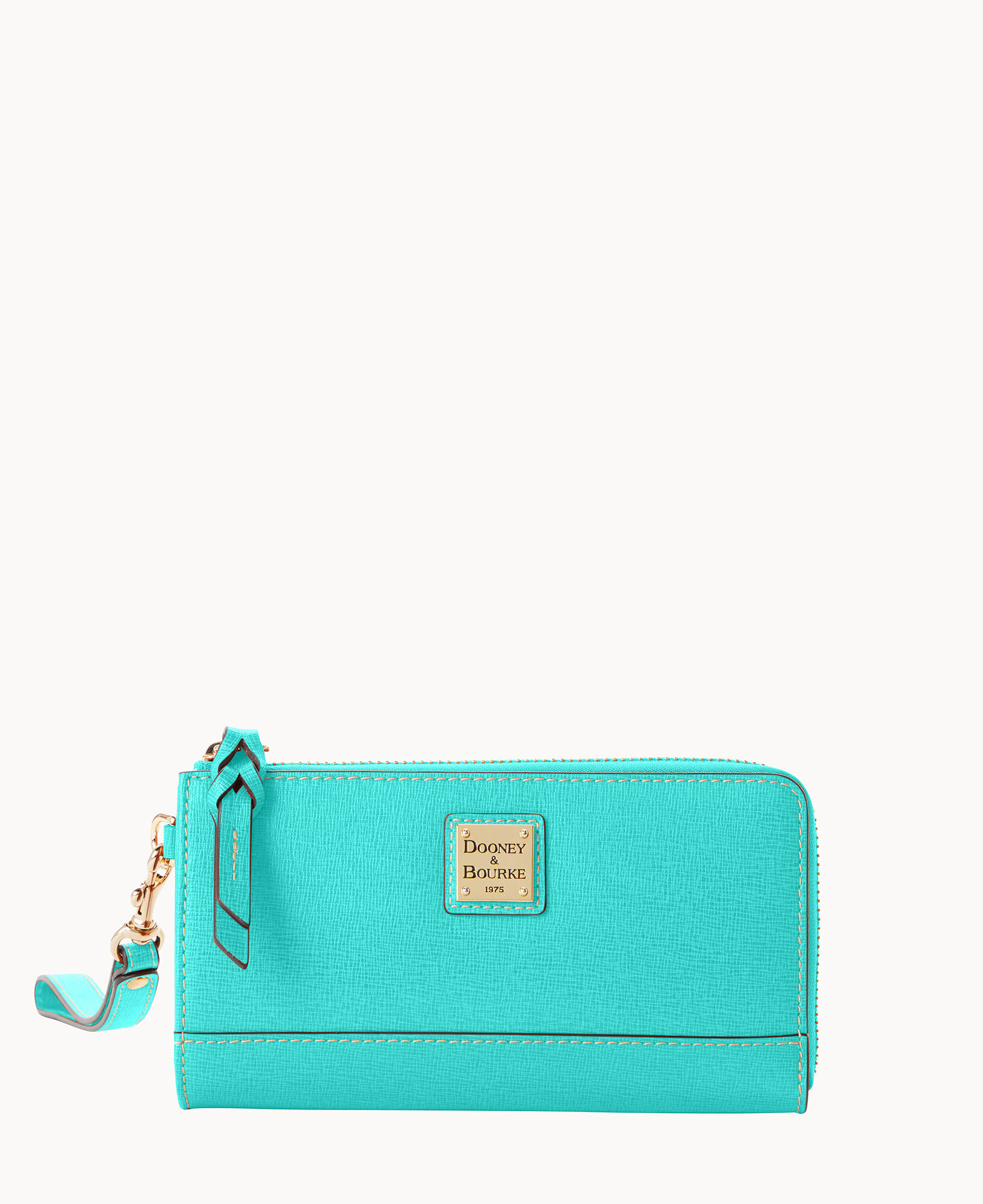 Dooney & Bourke Saffiano Zip Crossbody (Sky Blue) Handbags - Yahoo