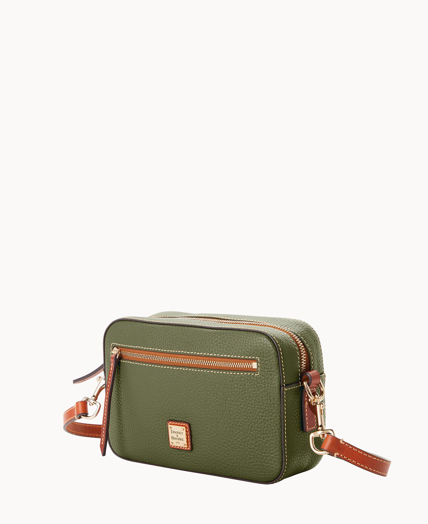 Dooney & Bourke - Pebble Leather Camera Crossbody Bag Purse Green