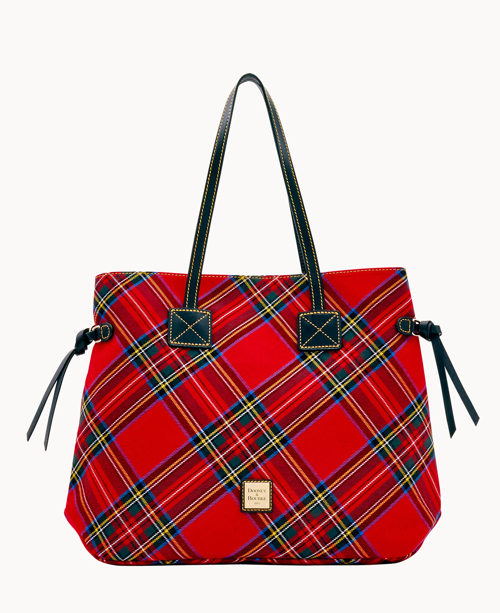 Plaid dooney and bourke tote hot sale