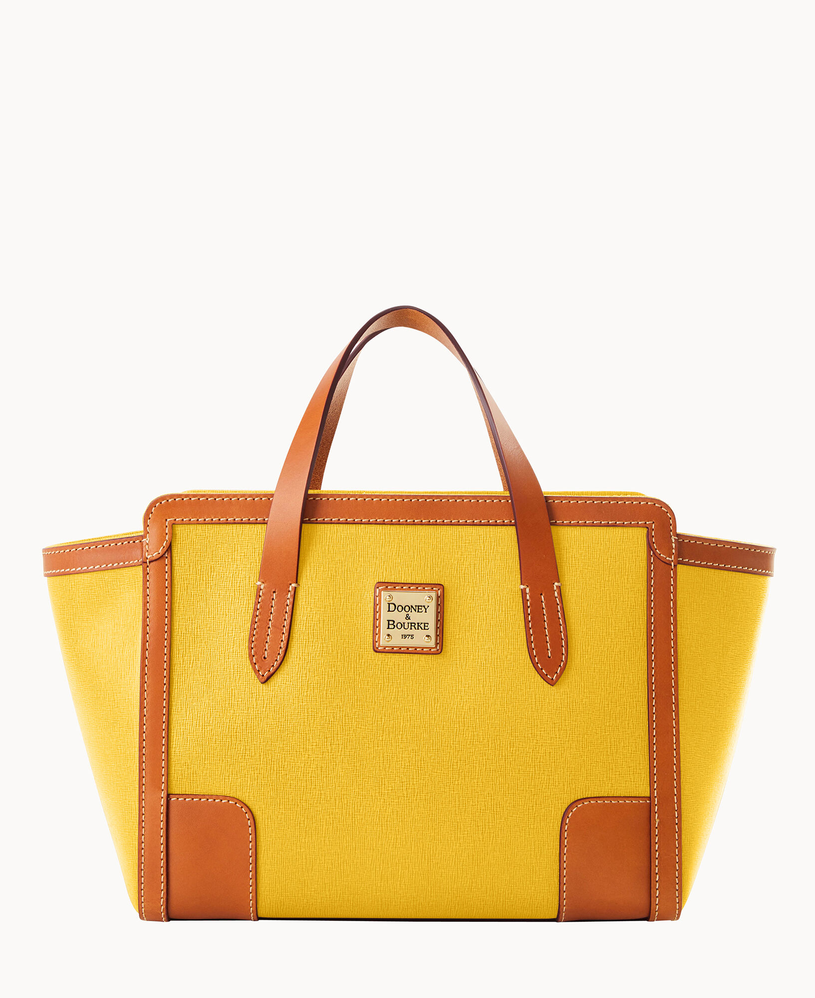 Dooney & Bourke Purse Maddie Yellow Shoulder Bag Saffiano 