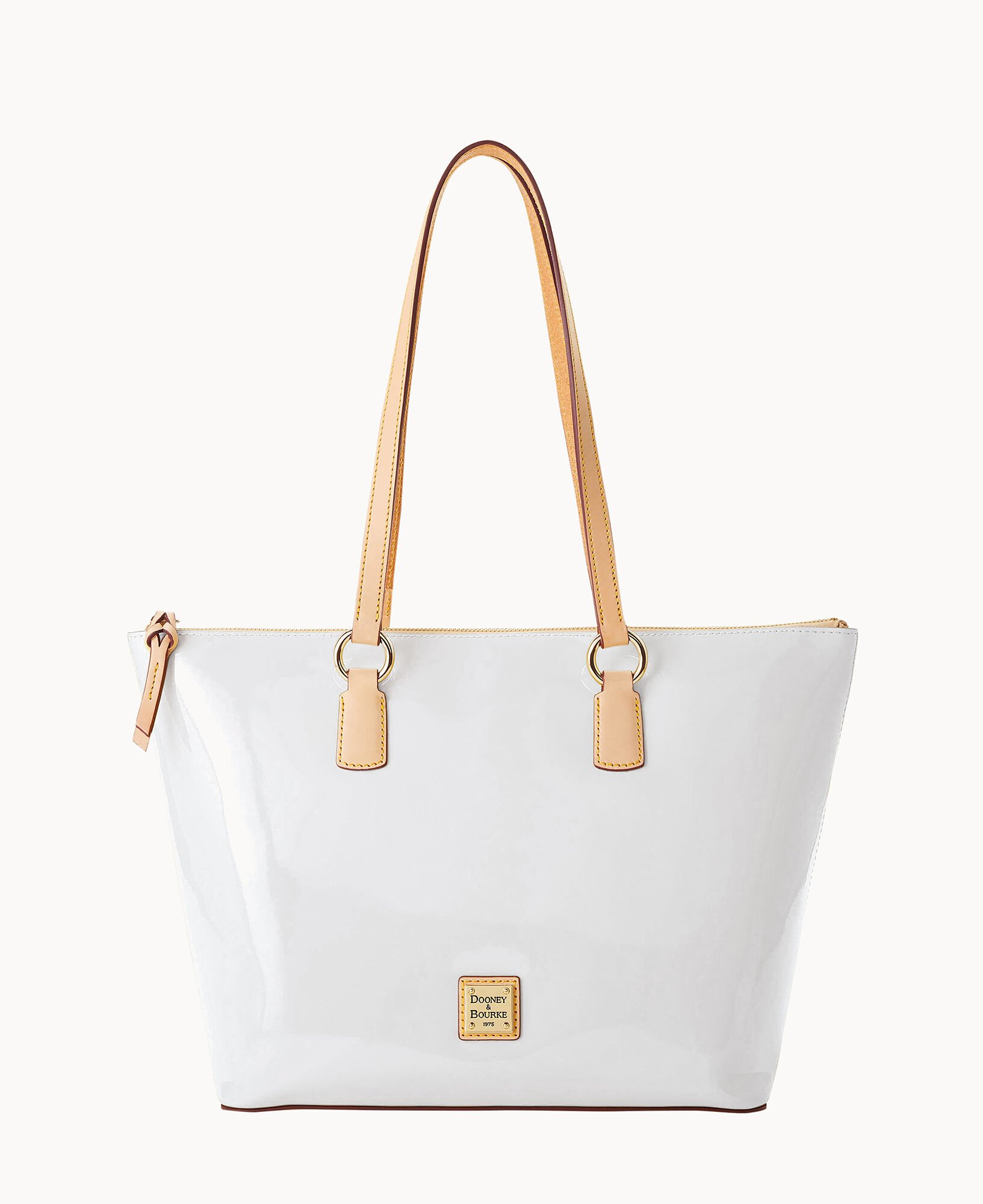 Dooney and bourke discount white patent leather