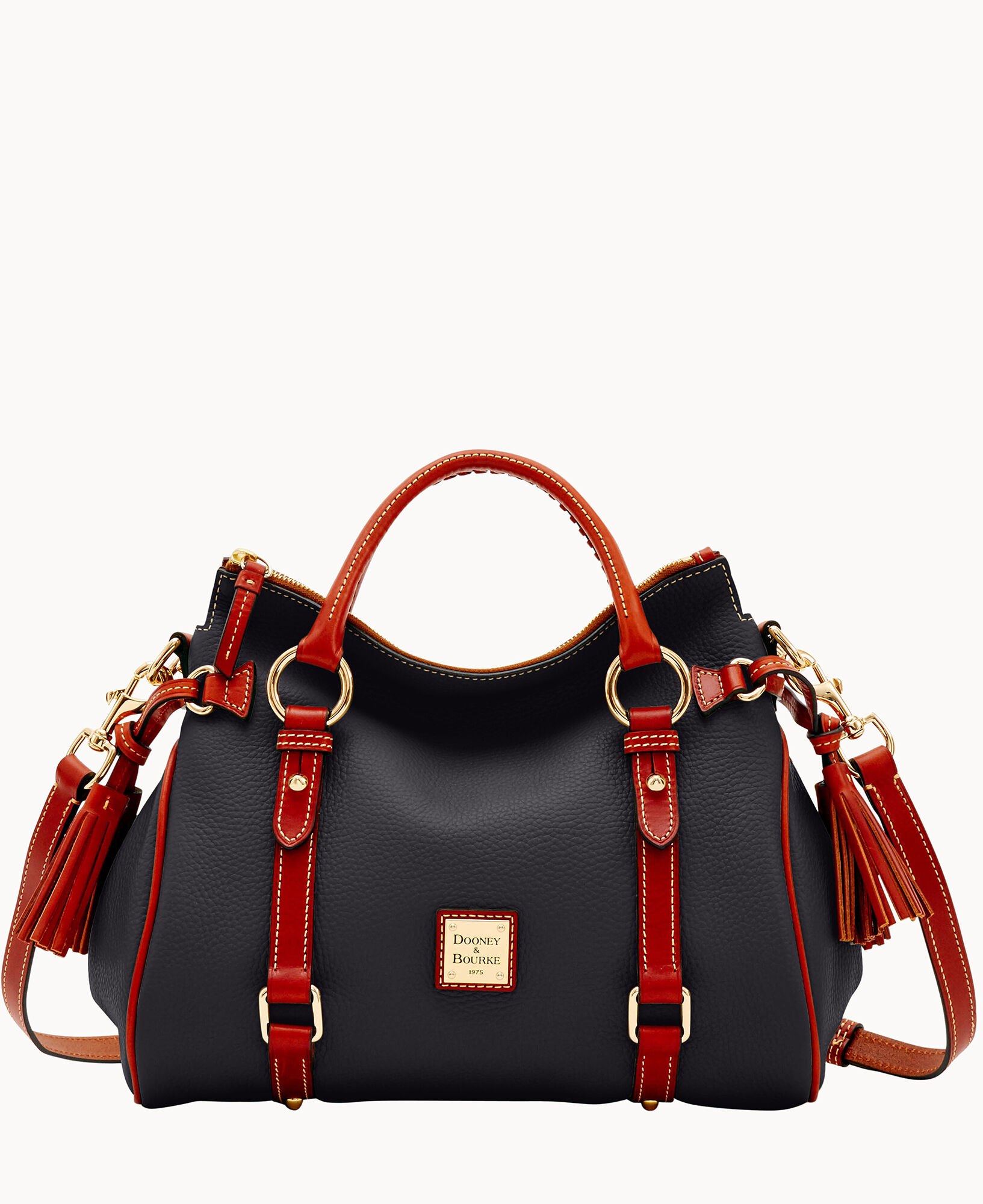 Dooney and hot sale bourke satchel black