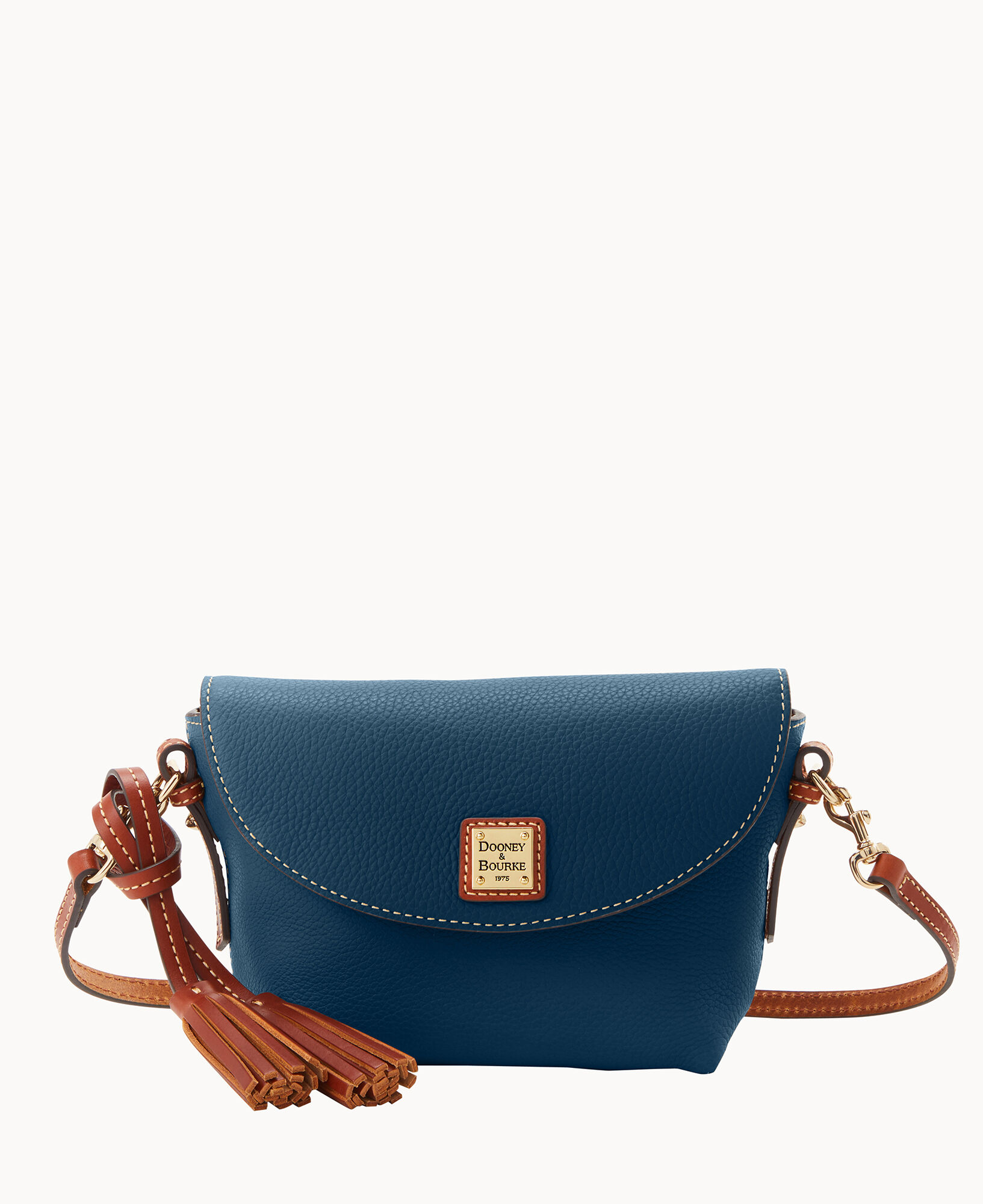 Dooney Bourke Pebble Grain Crossbody Saddle Bag