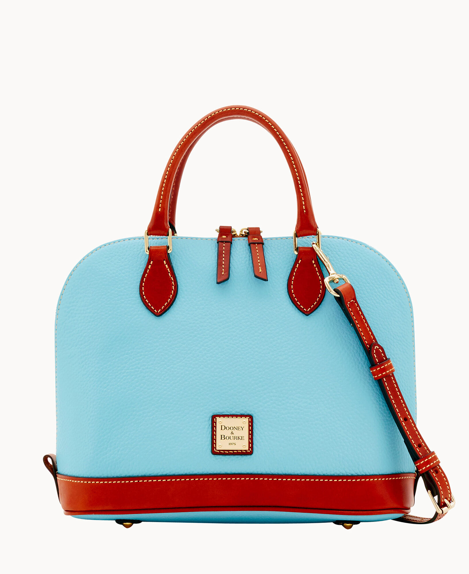 Dooney and bourke zip zip satchel blue new arrivals