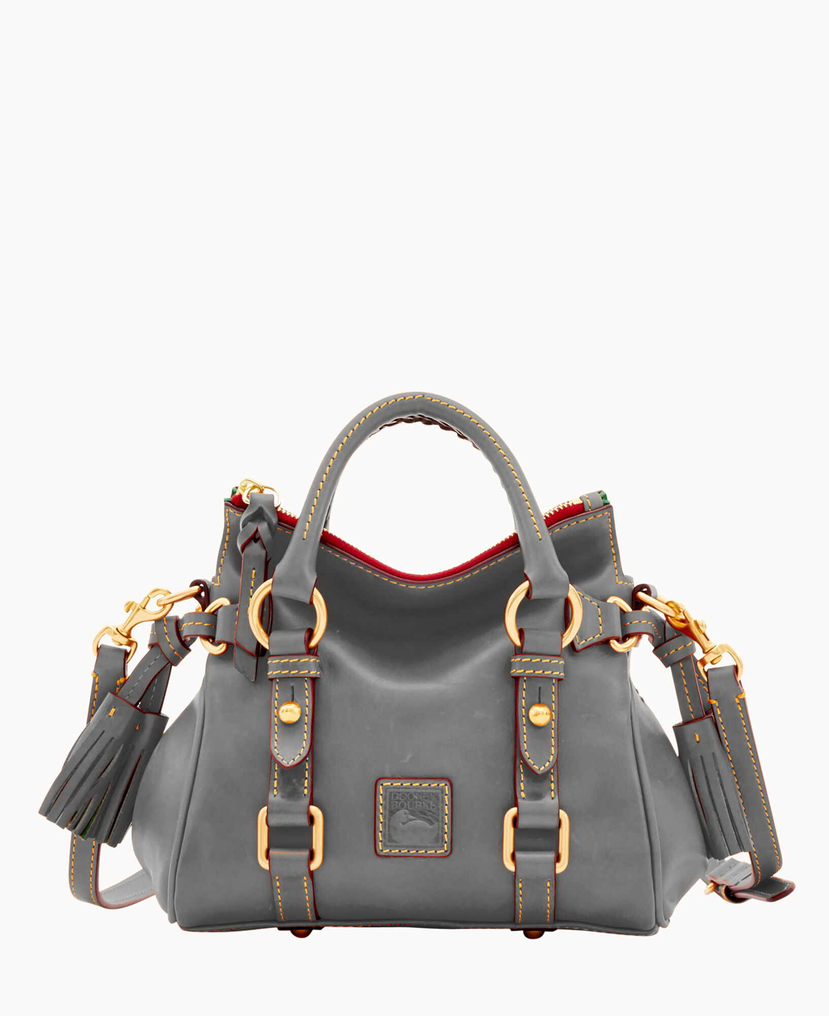 Dooney & Bourke Florentine Nano Satchel - Slate 2024 (bluish gray) - EUC!