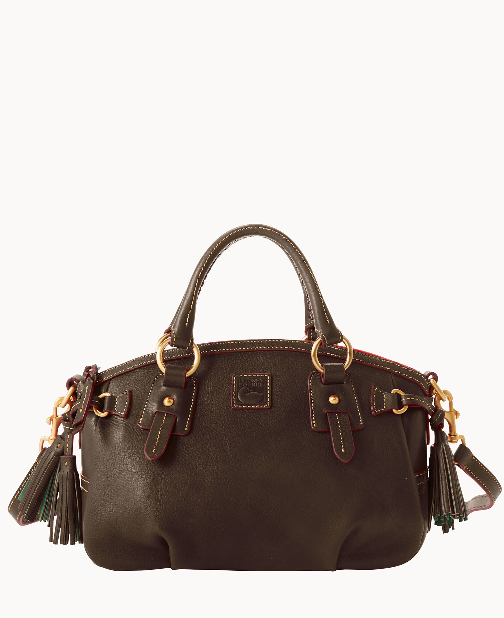 Dooney & good Bourke Satchel (Med) Florentine in Chestnut