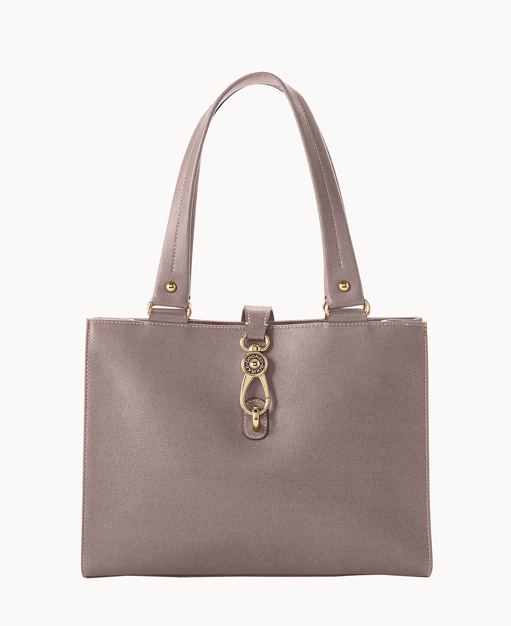 Dooney & Bourke Saffiano Medium Logo Lock Tote