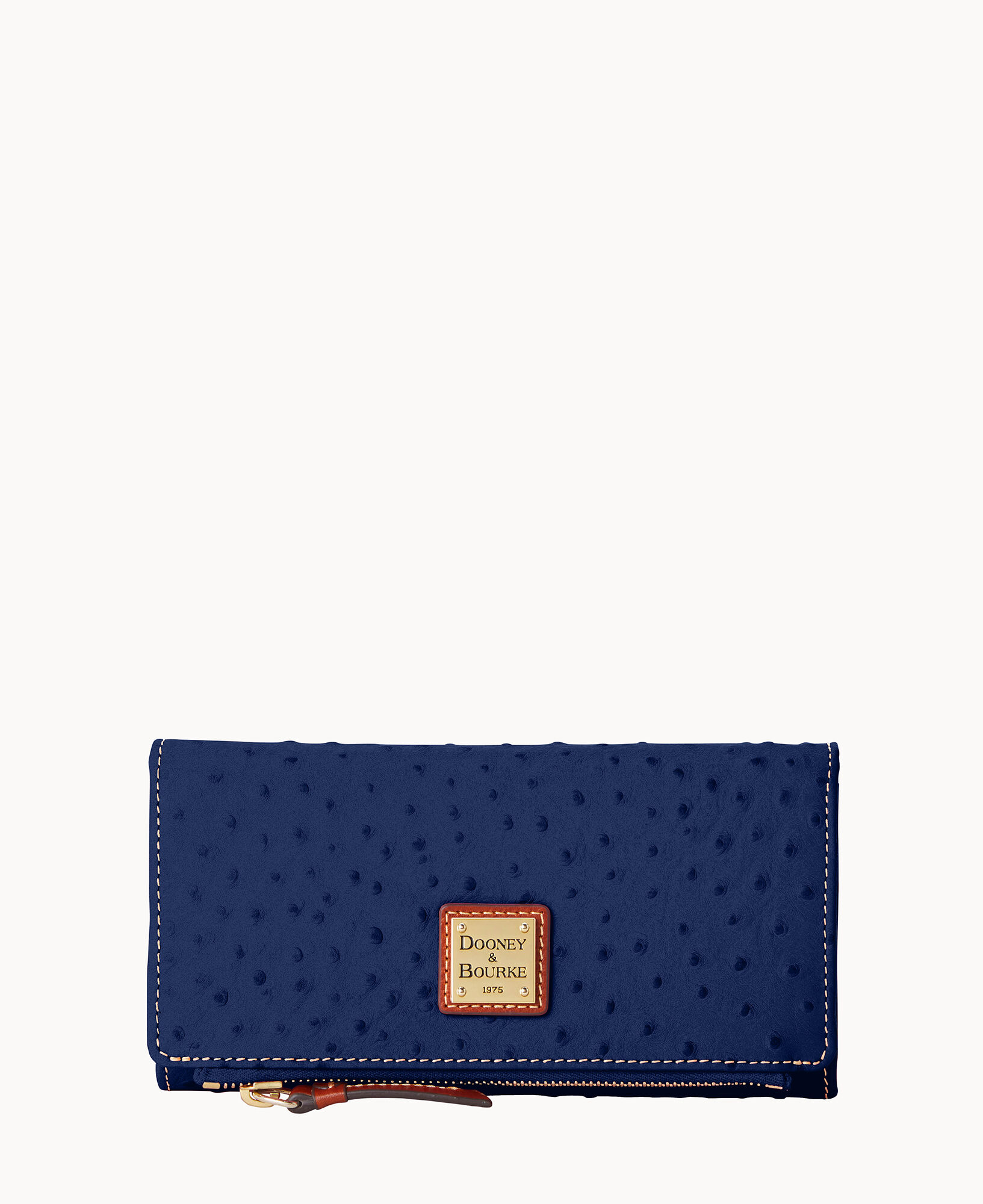 Dooney Bourke Ostrich Foldover Wallet