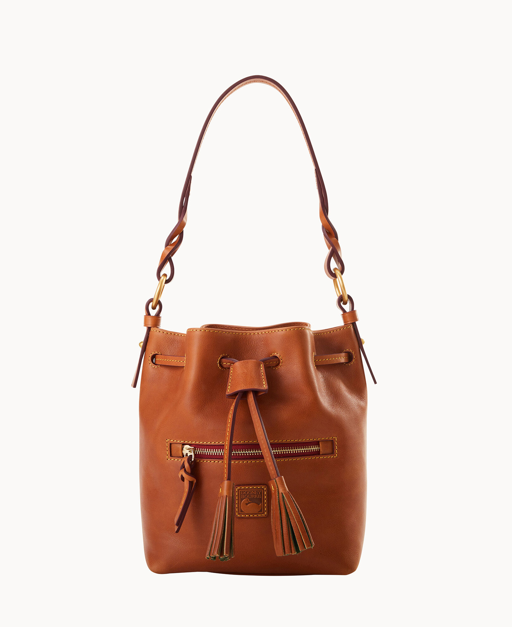 Dooney & Bourke Signature Tan/Brown on sale Bucket Drawstring Bag (Price Firm)