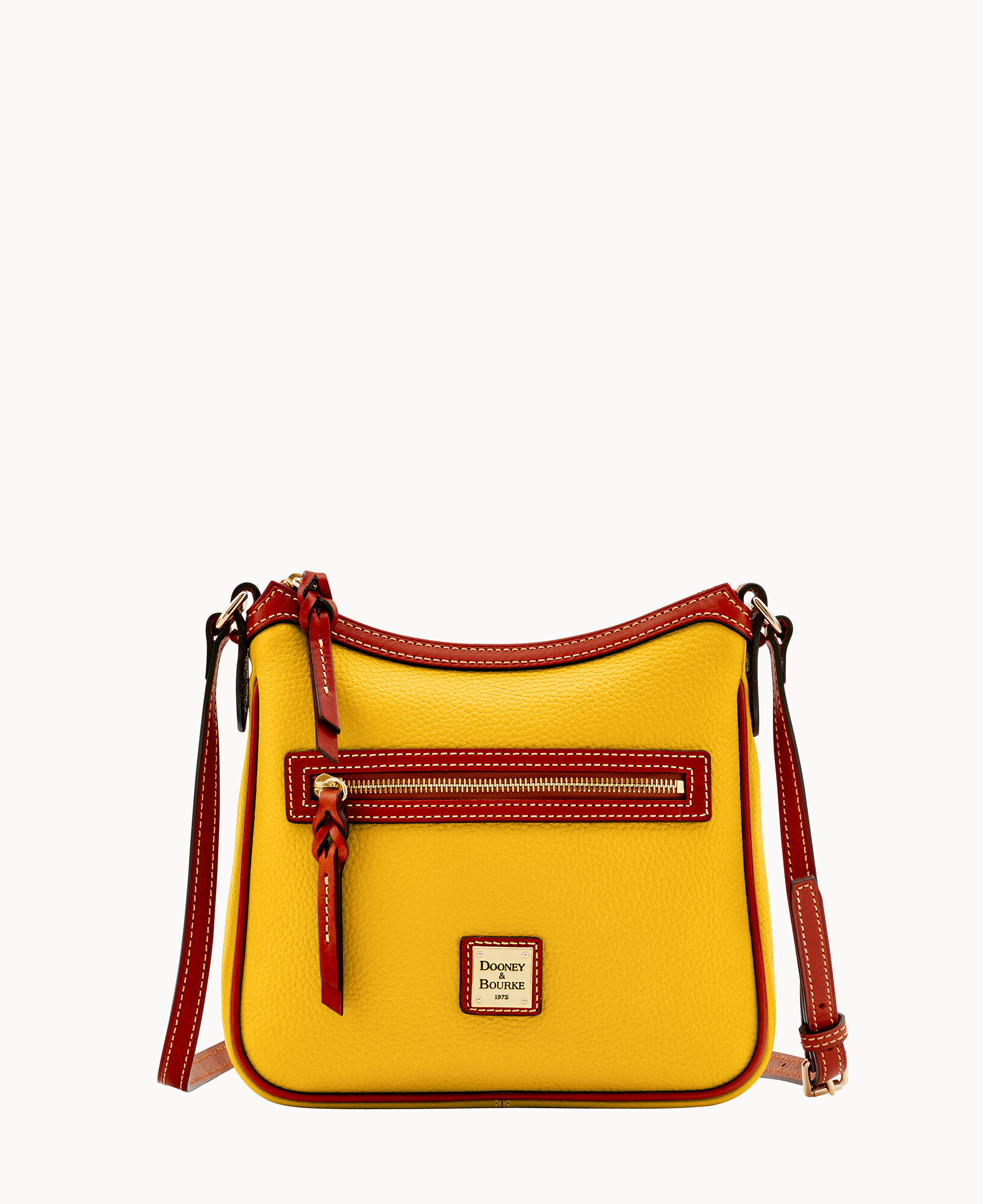 'Dooney & Bourke' Yellow Leather Mini Zip Crossbody outlet Bag w Handles