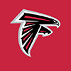 NFL Falcons Suki Crossbody Med Wristlet