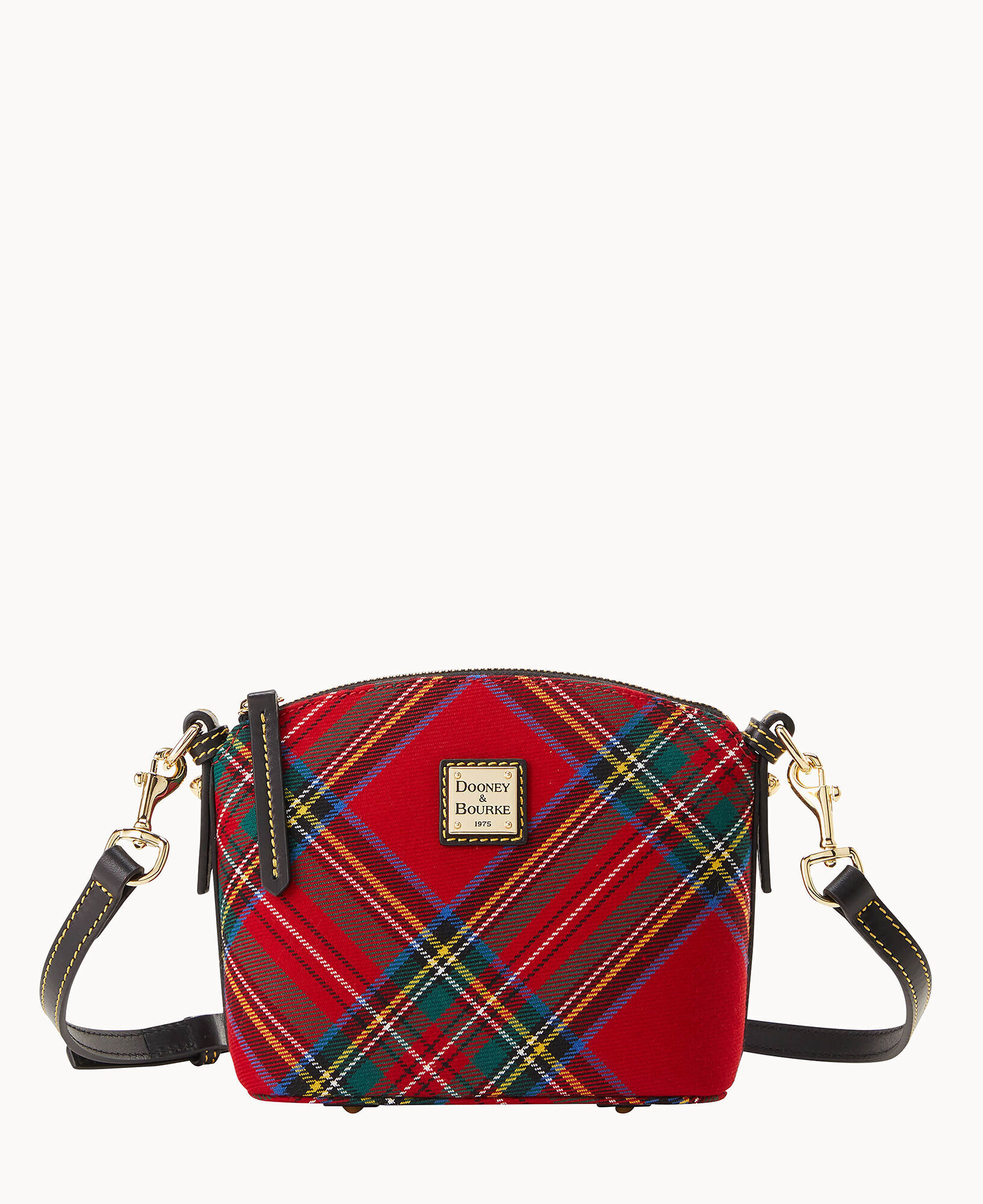 Dooney & discount Bourke Tartan Plaid Coated crossbody bag/purse