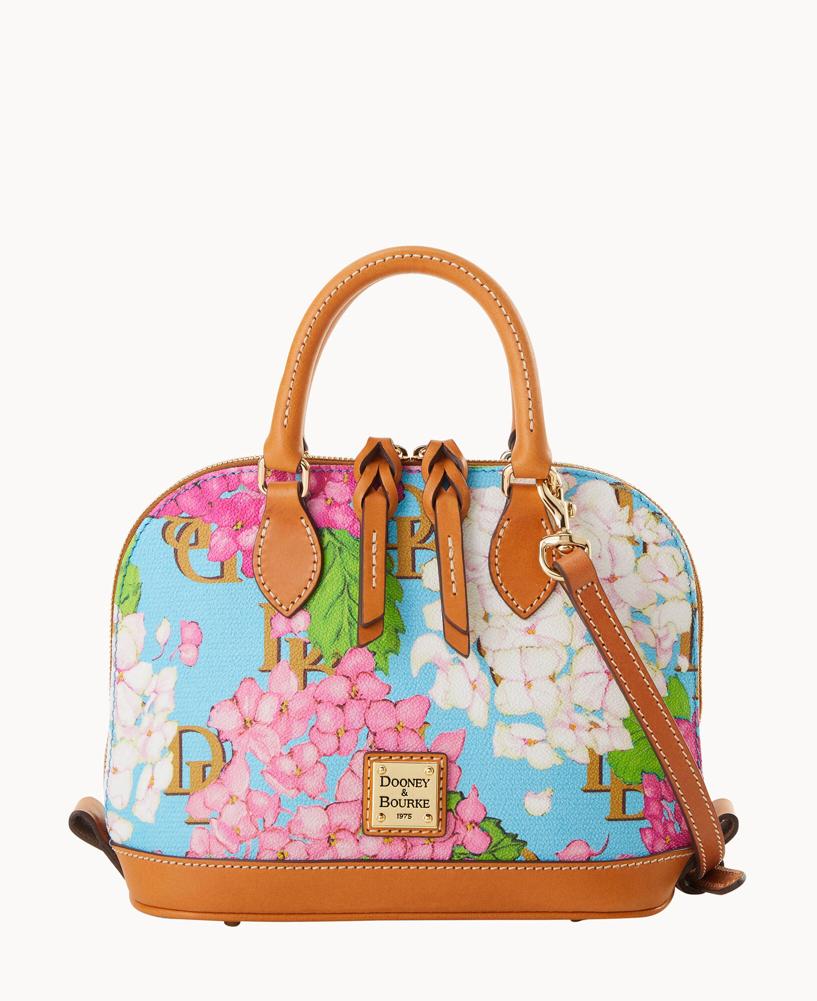 Dooney & Bourke Signature Hydrangea hot Satchel