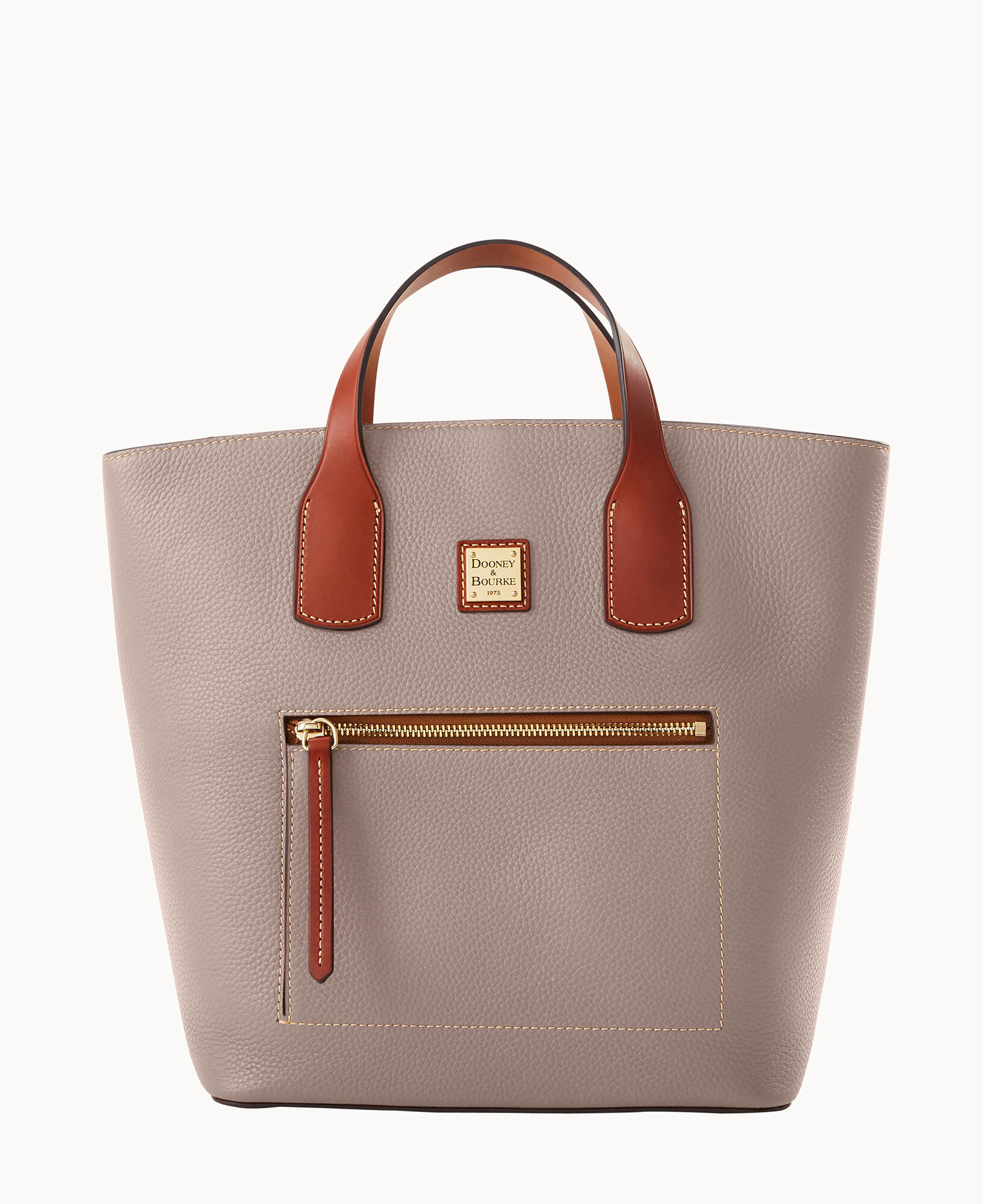 Dooney & Bourke Pebble Grain Large Shopper in Brown