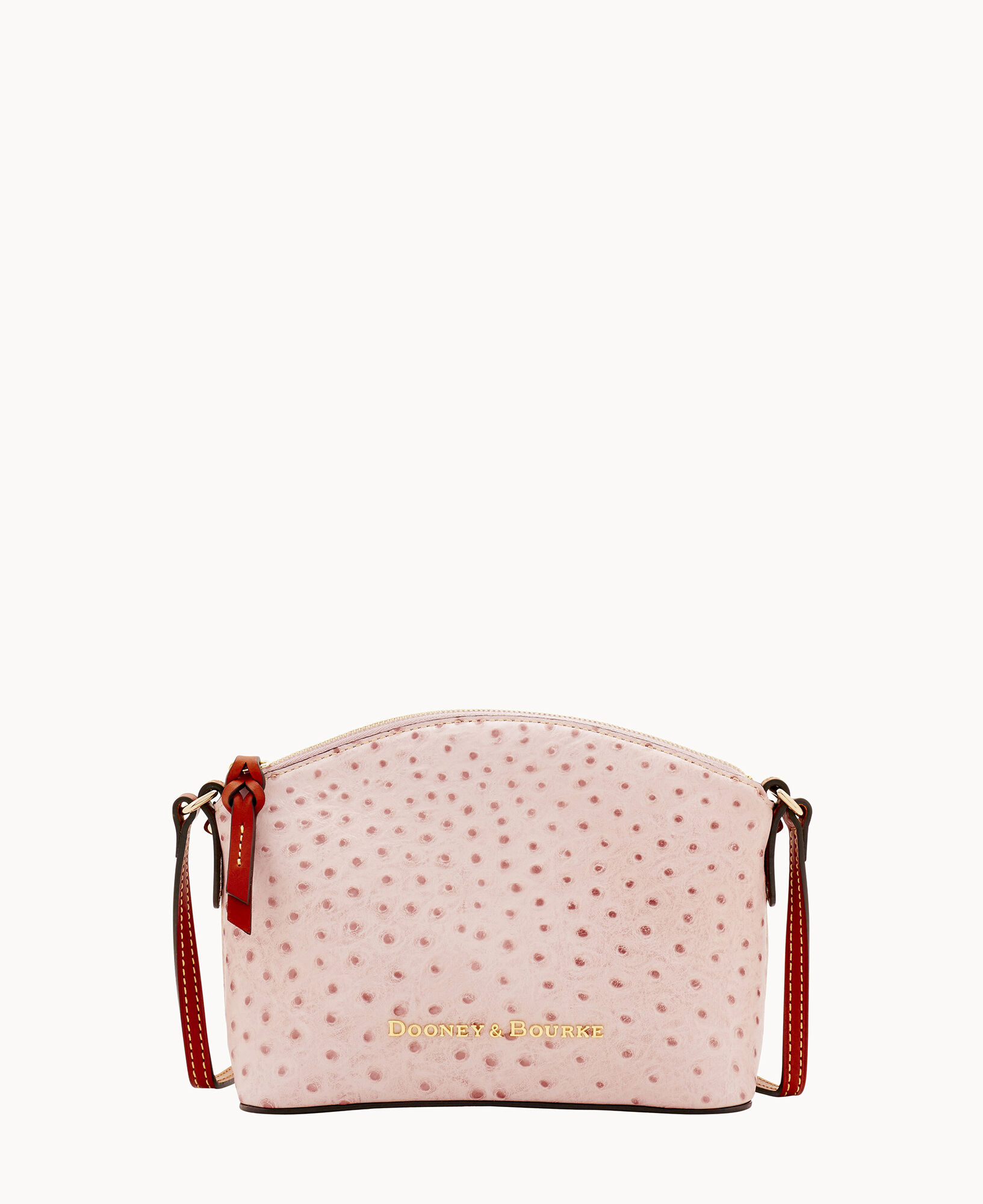 Dooney Bourke Ostrich Ruby Crossbody