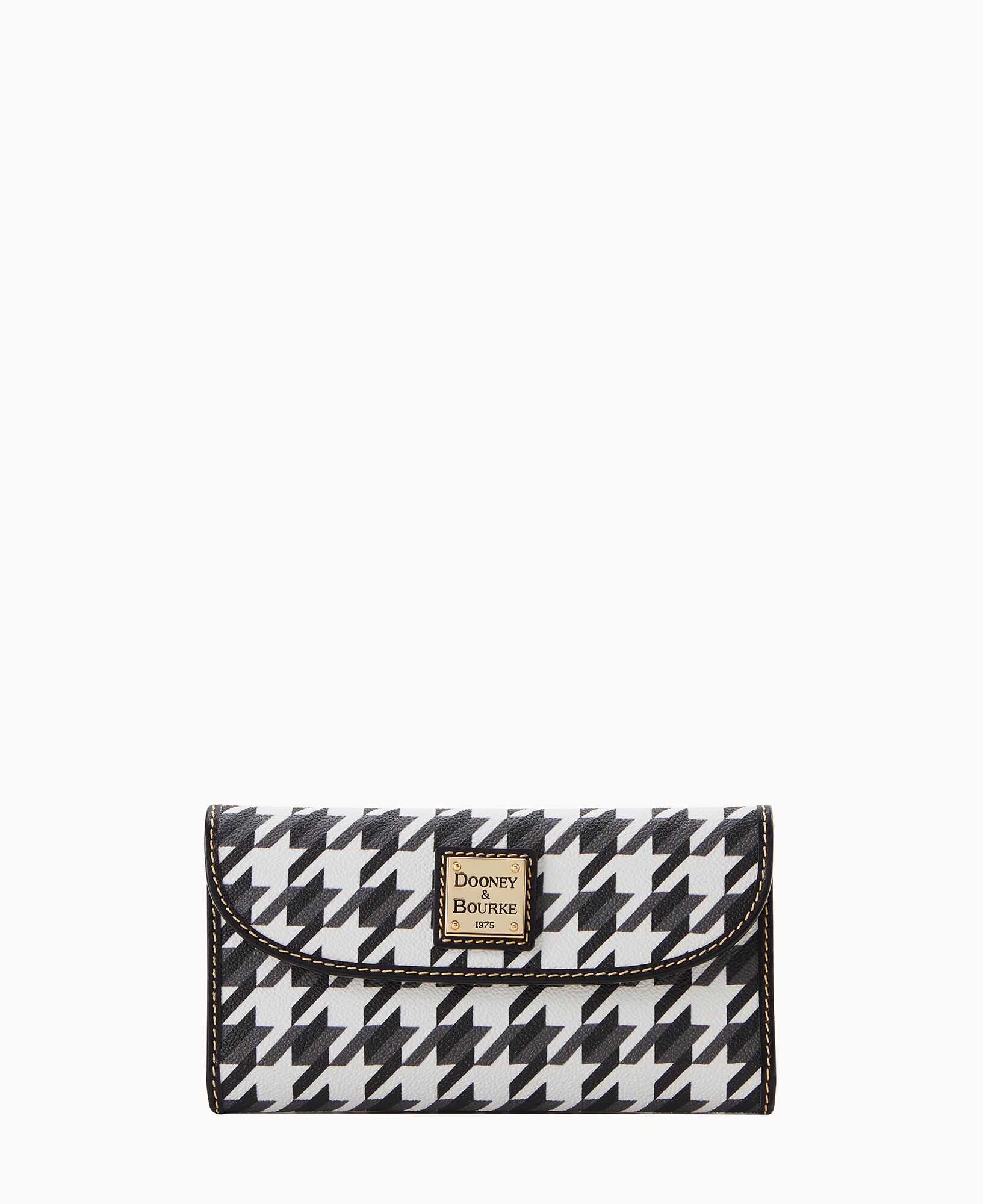 Dooney Bourke Houndstooth Continental Clutch