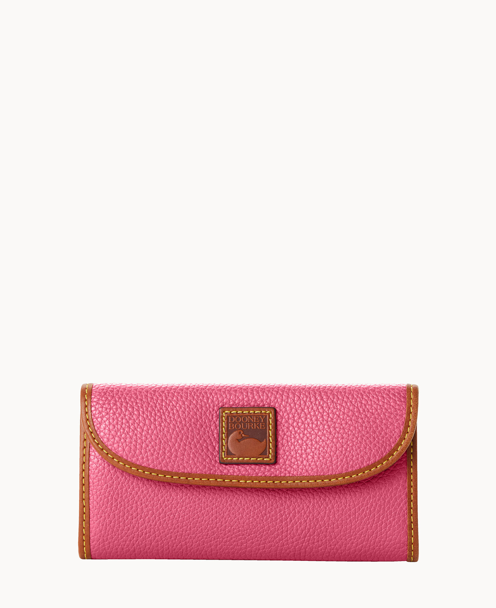 Dooney Bourke Pebble Grain cheapest Continental Clutch Pale Pink