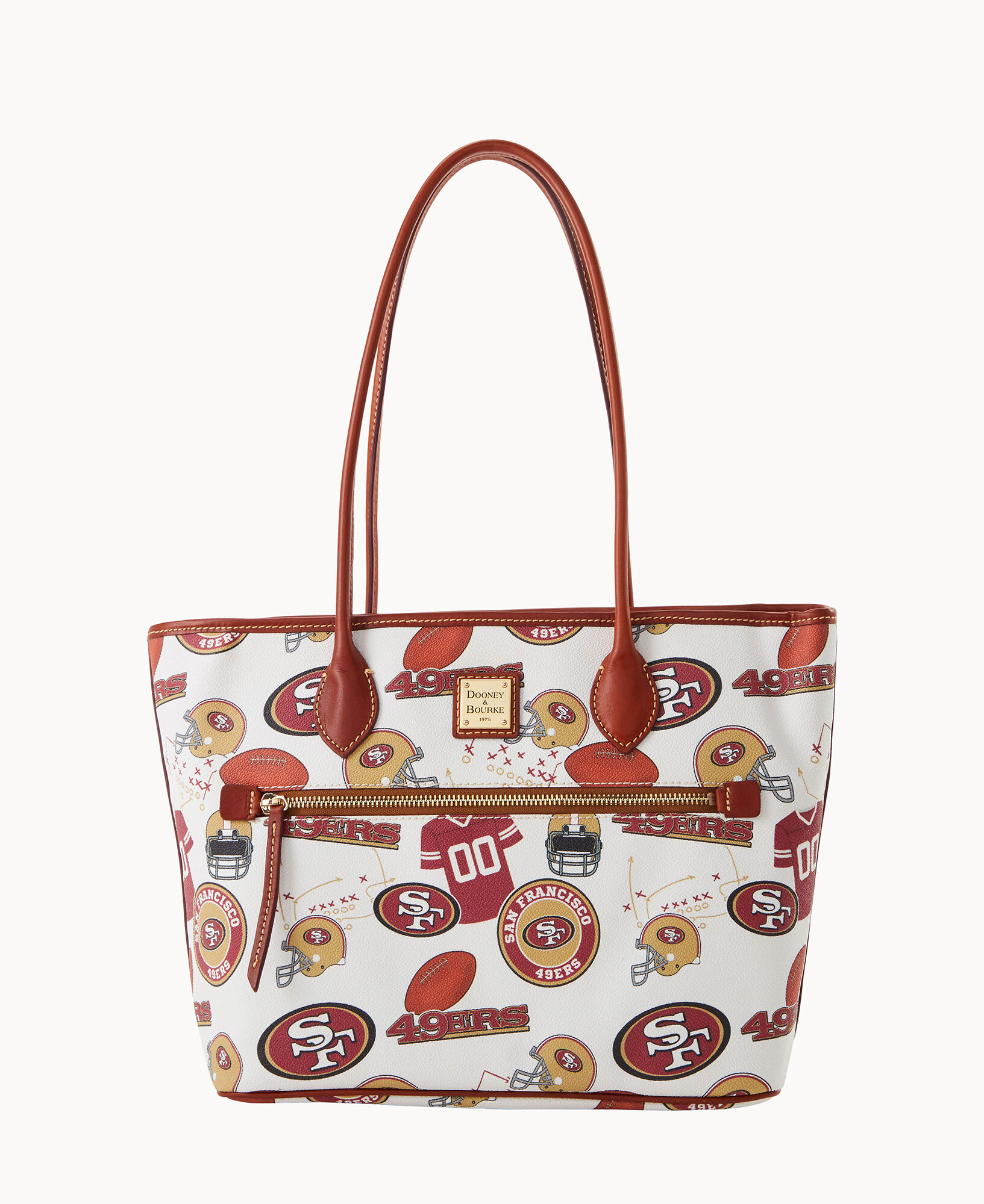 San Francisco 49ers Dooney & Bourke Signature Small Zip Crossbody Purse