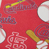 MLB Cardinals Small North South Top Zip Crossbody