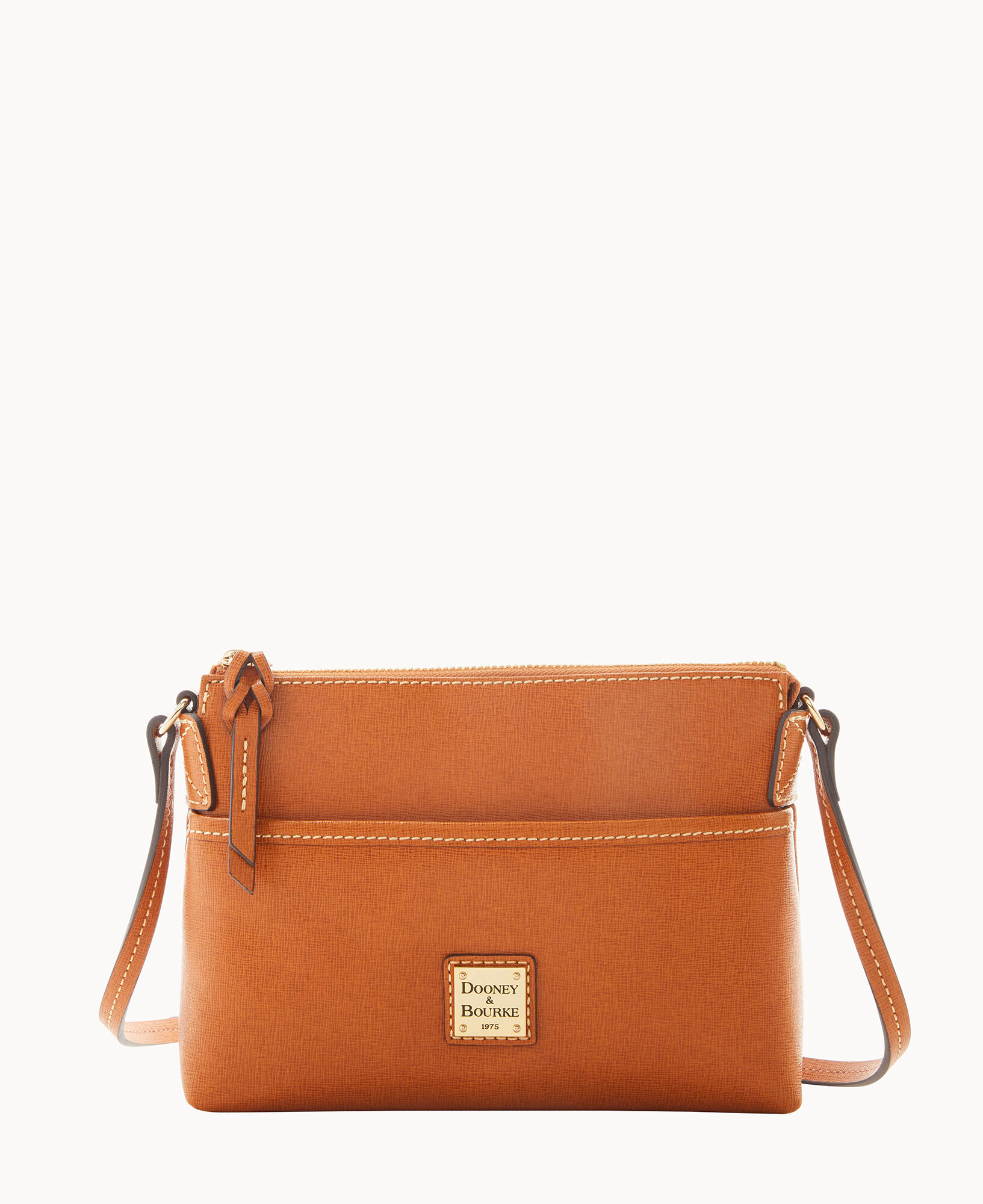Small Leather Envelope Crossbody Purse Ginger