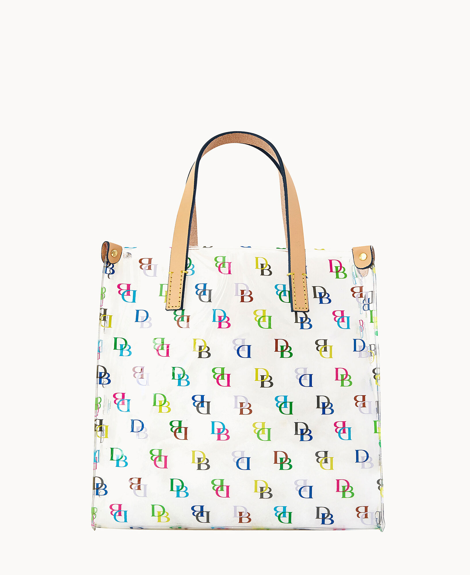 Dooney & Bourke Large Clear 2024 Monogram Acrylic Shopper Tote