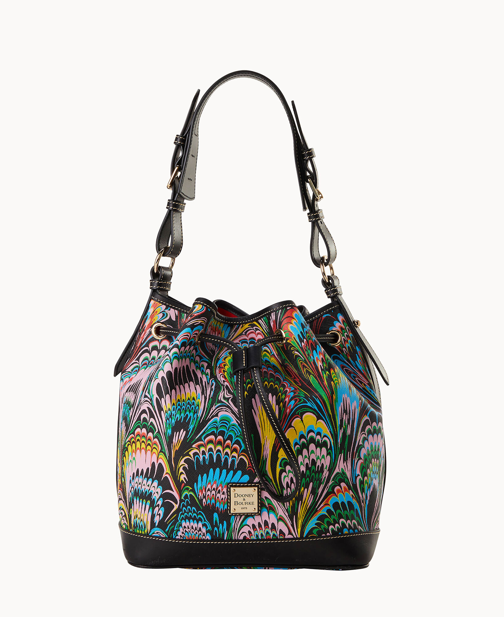 Dooney And Bourke Floral Pouch orders with Leather Tassel