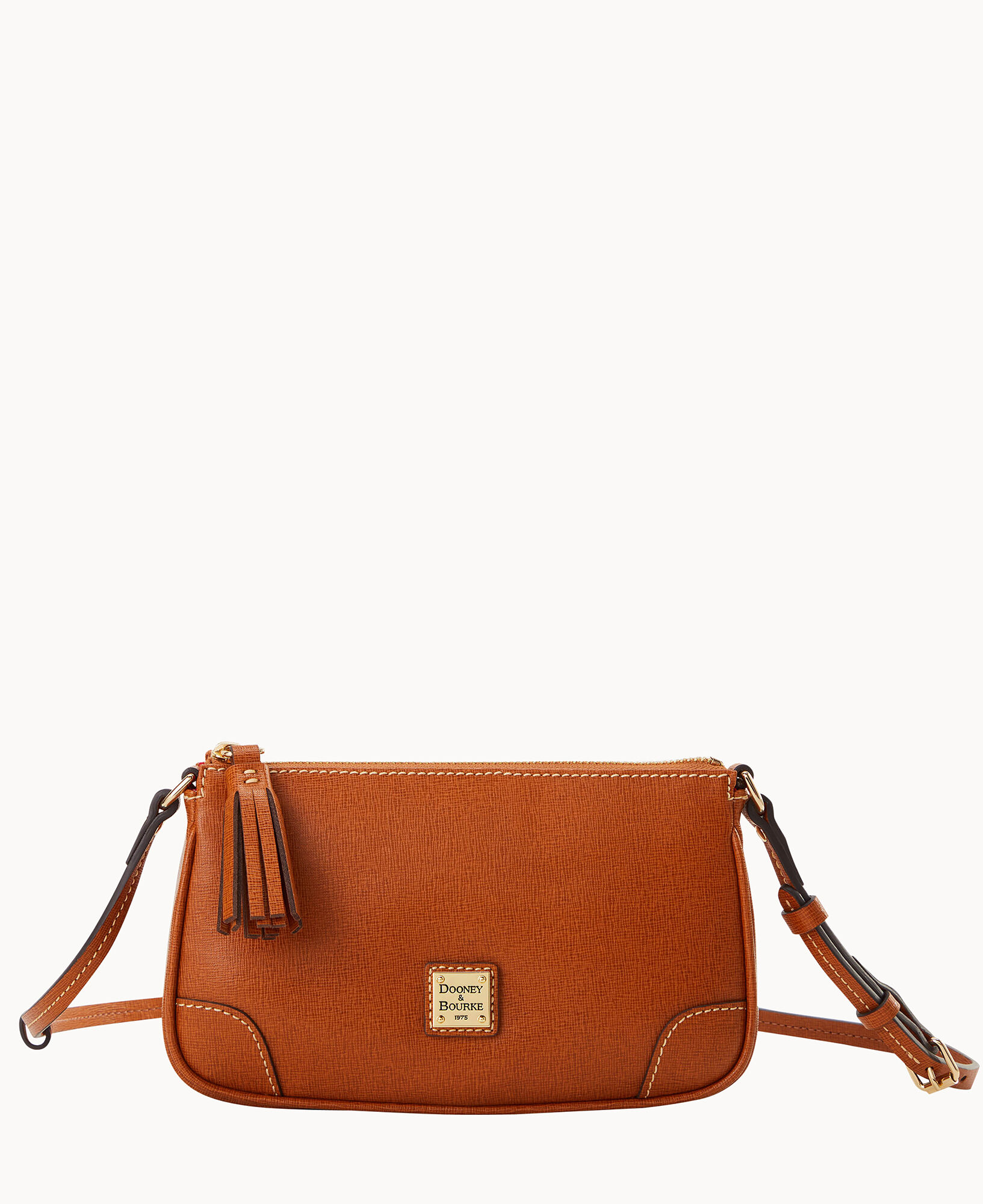 Dooney top and Bourke Saffiano Lexi Crossbody Bag in Marine Blue