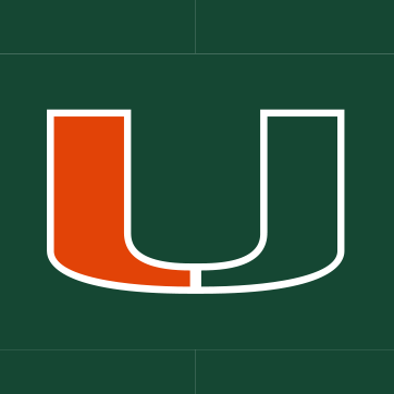 Collegiate University of Miami Continental Clutch