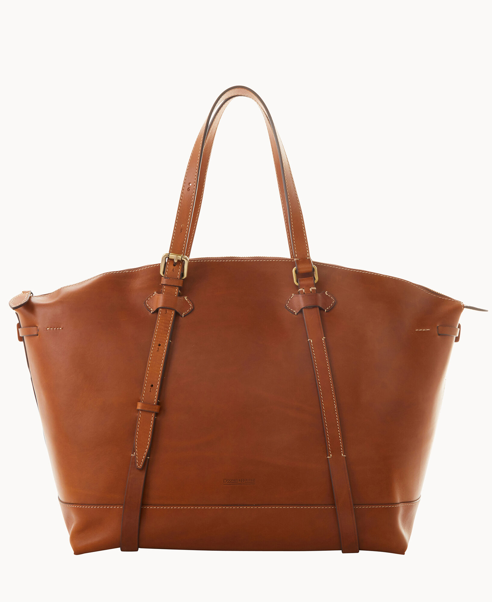 Louis Vuitton Cognac Ostrich Lockit MM Bag