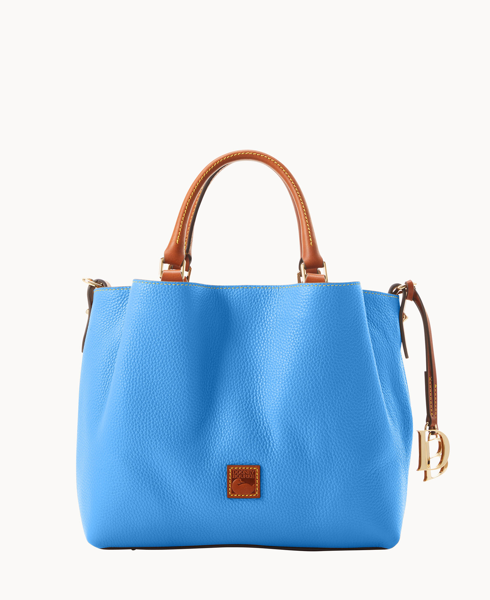 Dooney Bourke store Barlow pebble blue leather Shoulder Bag