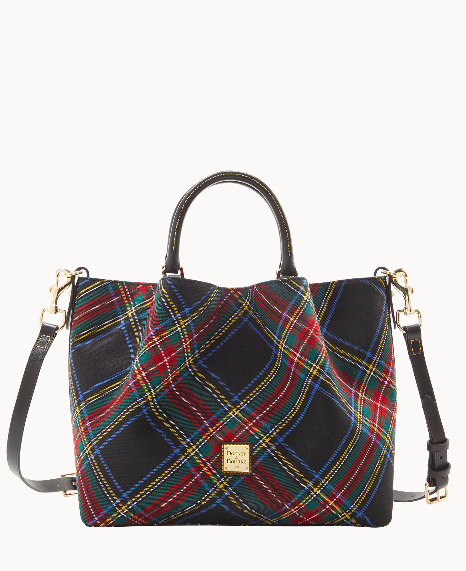 Dooney Bourke Tartan Large Barlow Bag