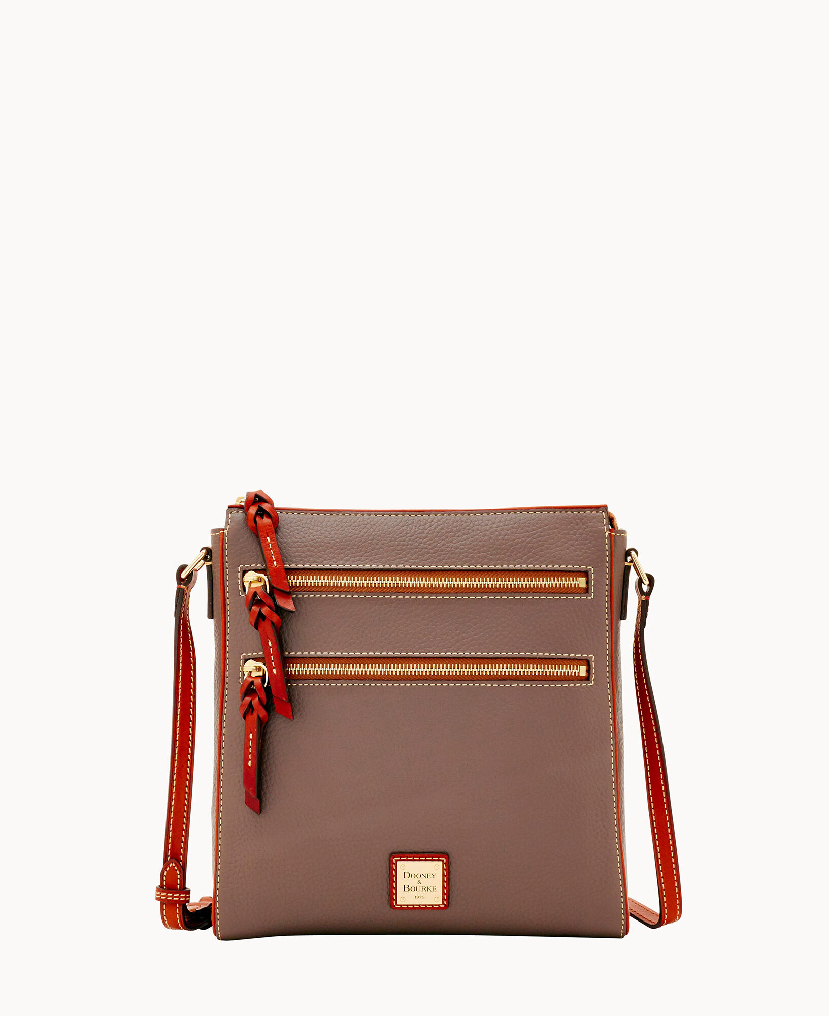 Dooney & Bourke Triple Zip Pebble Grain Crossbody