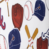 MLB Braves Suki Crossbody Med Wristlet