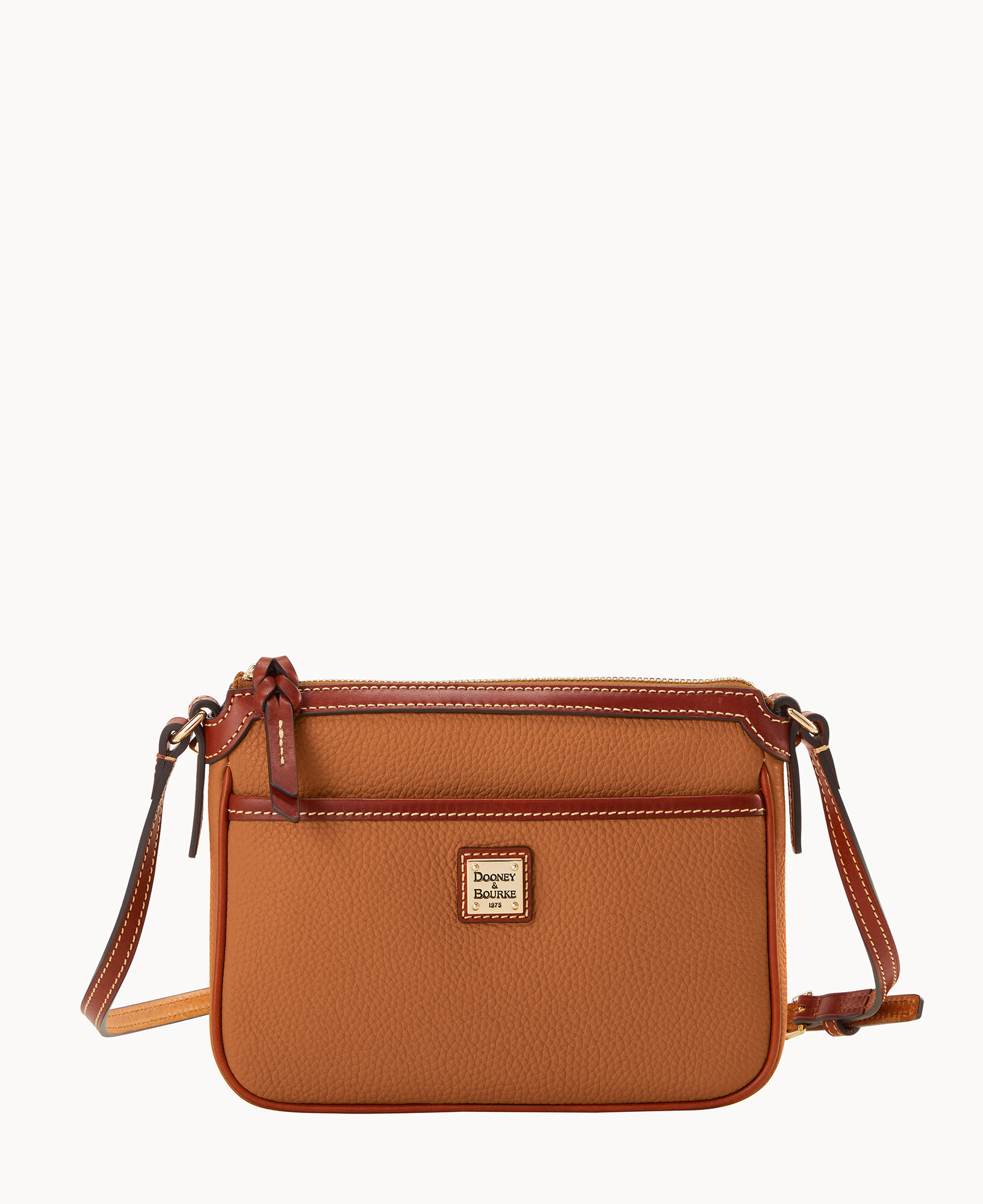 Dooney & top Bourke Peach Leather Crossbody Bag