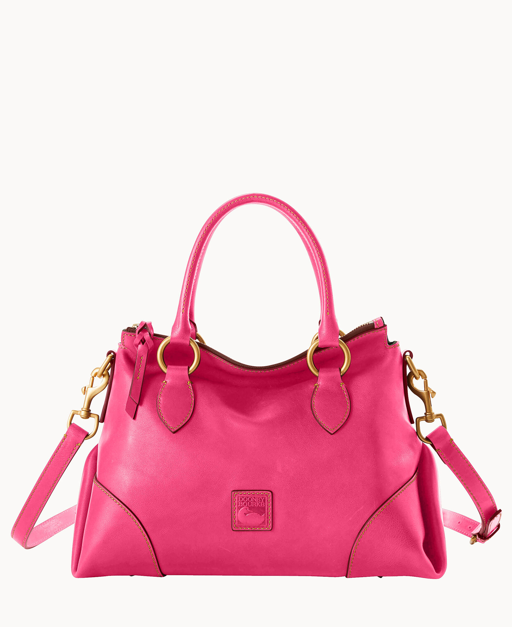 Dooney and Bourke selling florentine binocular baby pink bag