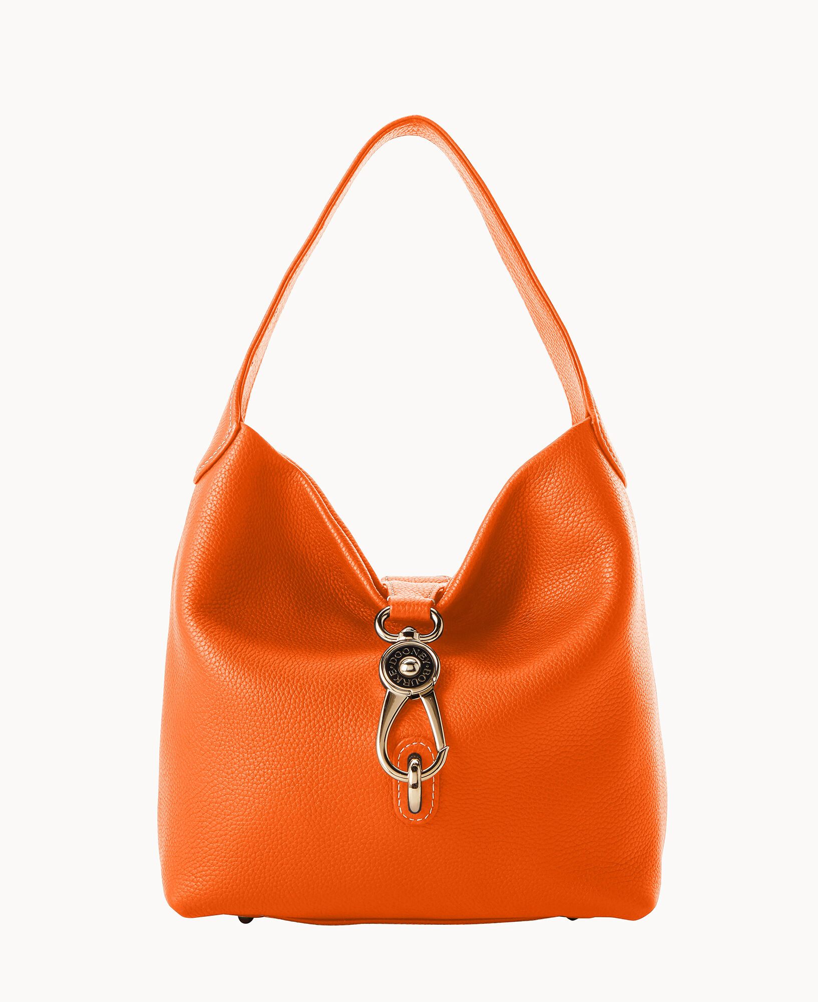 Dooney & Bourke Pebble Grain Small Logo Lock Sac