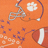 Collegiate Clemson Top Zip Crossbody