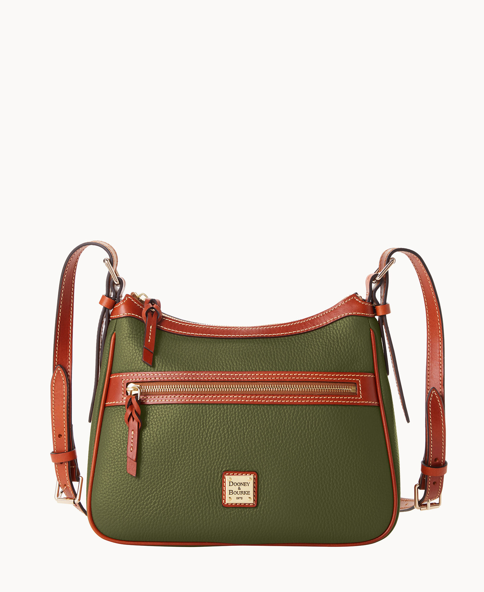Dooney & Bourke Handbag, Pebble Grain Small Zip Satchel - Bark : Clothing,  Shoes & Jewelry 