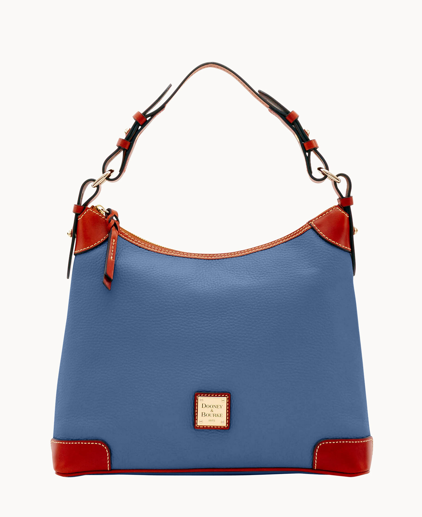 Buy Dooney & Bourke pebbled leather Hobo Blue